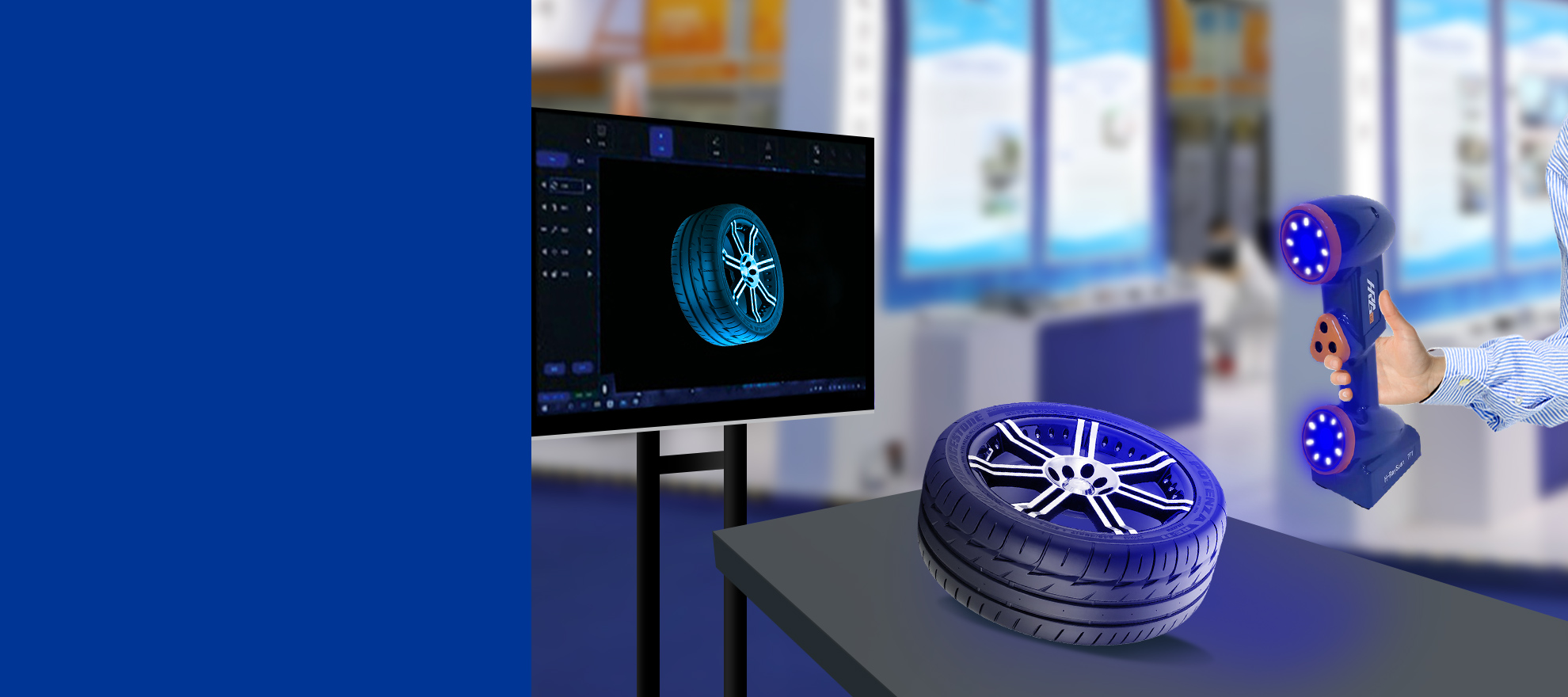 >搭載無線預(yù)算單元，測(cè)量距離可達(dá)100m